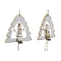 Décorations de Noël DKD Home Decor Arbre Bois Corde (3 pcs) (11 x 4 x 21 cm)