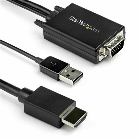 Adaptador HDMI a VGA Startech VGA2HDMM2M Negro