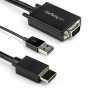 Adaptateur HDMI vers VGA Startech VGA2HDMM2M Noir