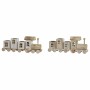 Décorations de Noël DKD Home Decor Bois Train (43 x 11.5 x 18 cm) (2 pcs)