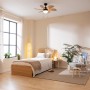 Ventilateur de Plafond avec Lumière Cecotec EnergySilence Aero 360 Noir Bois 50 W