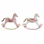 Décorations de Noël DKD Home Decor Cheval Métal (20 x 5 x 18 cm) (2 pcs)