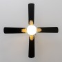 Ventilador de Techo con Luz Cecotec EnergySilence Aero 450 Negro Dorado 50 W