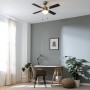 Ventilateur de Plafond avec Lumière Cecotec EnergySilence Aero 450 Noir Doré 50 W