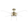 Ventilador de Techo con Luz Cecotec EnergySilence Aero 450 Blanco Dorado 50 W
