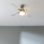 Ventilador de Techo con Luz Cecotec EnergySilence Aero 450 Blanco Dorado 50 W