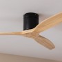 Ventilateur de Plafond Cecotec EnergySilence Aero 5500 Aqua Noir 40 W Ø132 cm Bois