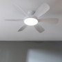 Ventilador de Techo con Luz Cecotec EnergySilence Aero 5200 Blanco 35 W