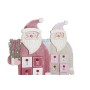 Calendrier de l’Avent DKD Home Decor Bois Père Noël (2 pcs) (14 x 7 x 64 cm)