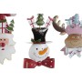 Décorations de Noël DKD Home Decor Métal Père Noël (3 pcs) (16 x 3 x 18 cm)
