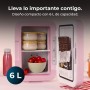 Mini Nevera Cecotec Bolero MiniCooling Rosa 6 L