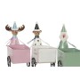 Décorations de Noël DKD Home Decor Métal (15 x 7 x 16 cm) (3 pcs)