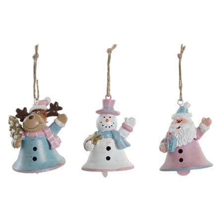 Ensemble Décorations de Noël DKD Home Decor Bois Père Noël (17 x 11.5 x 32 cm) (3 pcs)