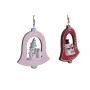 Décorations de Noël DKD Home Decor Cloche Bois (3 pcs) (17 x 11 x 32 cm)