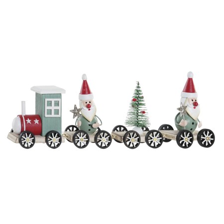 Décorations de Noël DKD Home Decor Bois Train (23 x 4 x 8 cm)