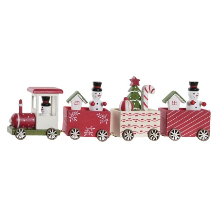 Décoration DKD Home Decor Blanc Bois Train (35 x 5 x 10,5 cm)