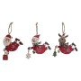Décoration Suspendue DKD Home Decor Bois Père Noël Renne (17 x 11 x 32 cm) (3 Unités)