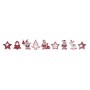 Décorations de Noël DKD Home Decor Bois Étoile (4 x 4 x 0.2 cm) (36 pcs)