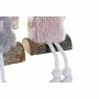 Décorations de Noël DKD Home Decor Souris Bois Polyester (7.5 x 6 x 17 cm) (2 pcs)