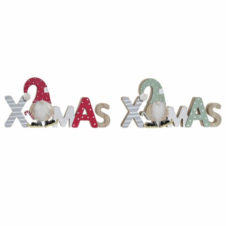 Décorations de Noël DKD Home Decor Bois MDF (30 x 2 x 14 cm) (2 pcs)
