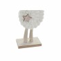Décorations de Noël DKD Home Decor Polyester Laine Bois MDF Renne (2 pcs) (12 x 5 x 23 cm)