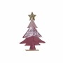 Décorations de Noël DKD Home Decor Polyester Paillettes Bois MDF (24 x 5 x 35 cm)