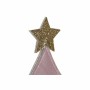 Décorations de Noël DKD Home Decor Polyester Paillettes Bois MDF (24 x 5 x 35 cm)