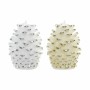 Bougie LED DKD Home Decor Noël Cire (2 pcs) (10 x 10 x 12 cm)