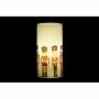 Bougie LED DKD Home Decor Cire (7.5 x 7.5 x 15 cm)