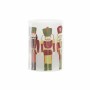 Bougie LED DKD Home Decor Cire (7.5 x 7.5 x 10 cm)