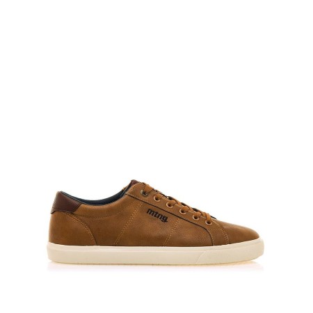 Zapatillas Casual Hombre Mustang Kanon Tan Cobe Burgundy 84732 C56259 Marrón