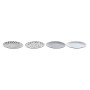 Service de vaisselle Home ESPRIT Bleu Blanc Porcelaine 27 x 27 x 2 cm