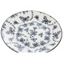 Service de vaisselle Home ESPRIT Bleu Blanc Porcelaine 19 x 19 x 2 cm