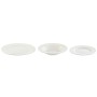 Service de Vaisselle Home ESPRIT Blanc Porcelaine 27 x 27 x 2 cm 18 Pièces