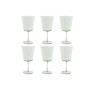 Set de Copas Home ESPRIT Verde Cristal 9 x 9 x 17,8 cm (6 Unidades)