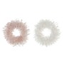 Couronne de Noël DKD Home Decor Plume (2 pcs) (30 x 7 x 30 cm)