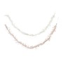 Guirlande de Noël DKD Home Decor Plume (2 pcs) (150 x 5 x 5 cm)