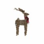 Décorations de Noël DKD Home Decor Renne osier (33 x 14 x 60 cm)