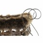 Traîneau DKD Home Decor Métal osier (40 x 19 x 27 cm)