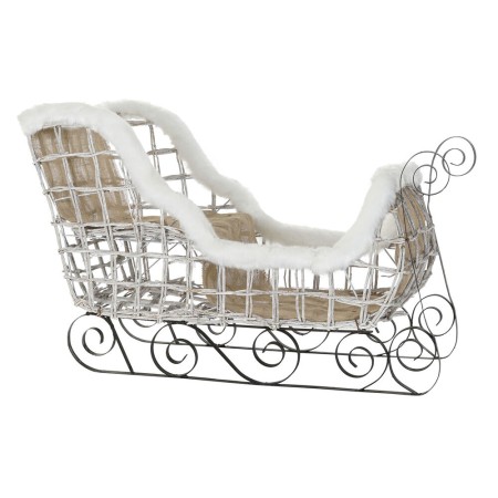 Traîneau DKD Home Decor Métal Rotin (90 x 46 x 62 cm)