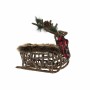 Décorations de Noël DKD Home Decor Renne osier Ananas (40 x 18 x 34 cm)