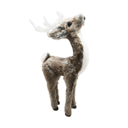 Décorations de Noël DKD Home Decor Renne Polyester (19 x 15 x 46 cm)