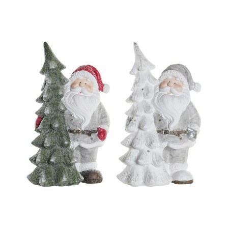 Décorations de Noël DKD Home Decor Résine Père Noël (2 pcs) (25.5 x 20 x 44.5 cm)