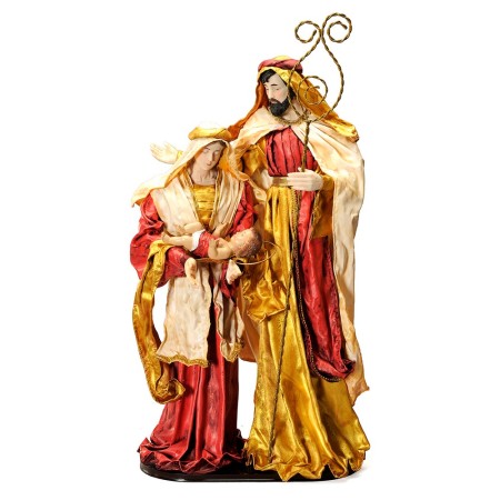 Décorations de Noël DKD Home Decor Rouge Doré (48 x 28 x 90 cm)