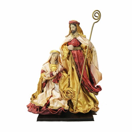 Décorations de Noël DKD Home Decor Rouge Doré (27 x 27 x 40 cm)