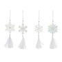 Décorations de Noël DKD Home Decor Acrylique Polycarbonate (4 pcs) (9 x 0.5 x 32 cm)