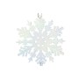 Décorations de Noël DKD Home Decor Acrylique Polycarbonate (4 pcs) (9 x 0.5 x 32 cm)