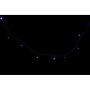 Bande lumineuse DKD Home Decor LED Bleu PVC (1000 x 3 x 3 cm)