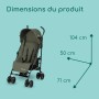 Poussette pour bébé RAINBOW Vert