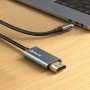 Cable USB-C a HDMI Silver HT LOGAN Negro